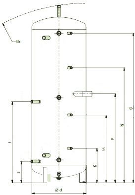 Схема подключений аккумулирующих баков с двумя змеевиками для ГВС Дражице NADO v6